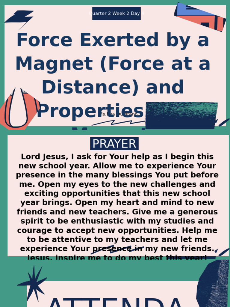 Science 4 Q3 W2 Day4 | PDF | Magnet | Magnetism
