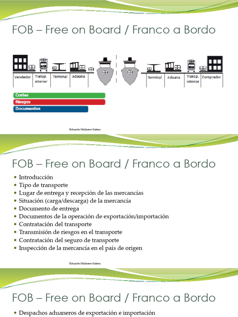 FOB: Guía Completa y Características | PDF