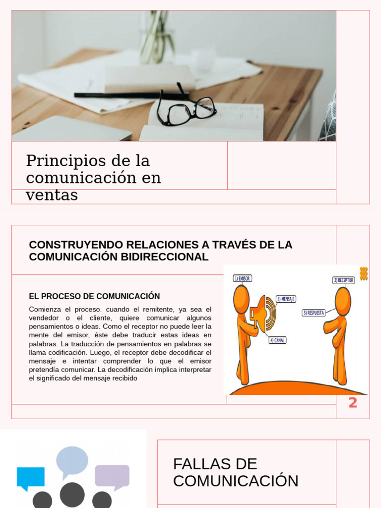 Principios de Comunicación en Ventas | PDF | Comunicación | Spamming