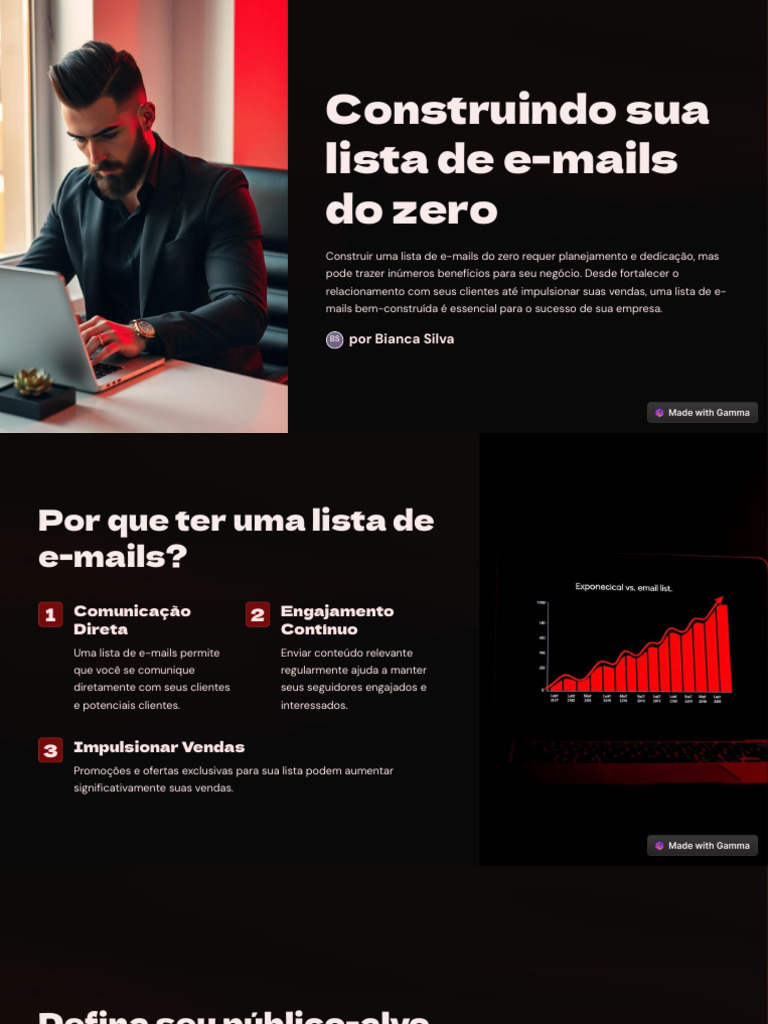 Como Construir sua Lista de E-mails | PDF | Rede social | Informação