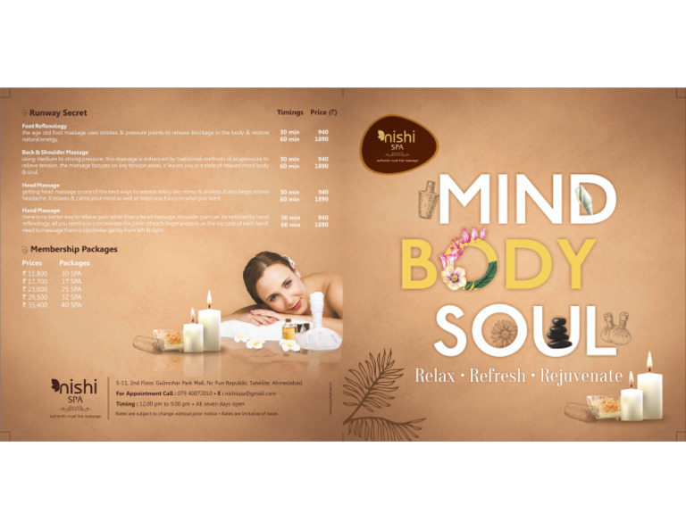 Spa Menu 2 | PDF