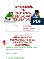 ORIENTACIÓN EN EDUCACIÓN SECUNDARIA OBLIGATORIA