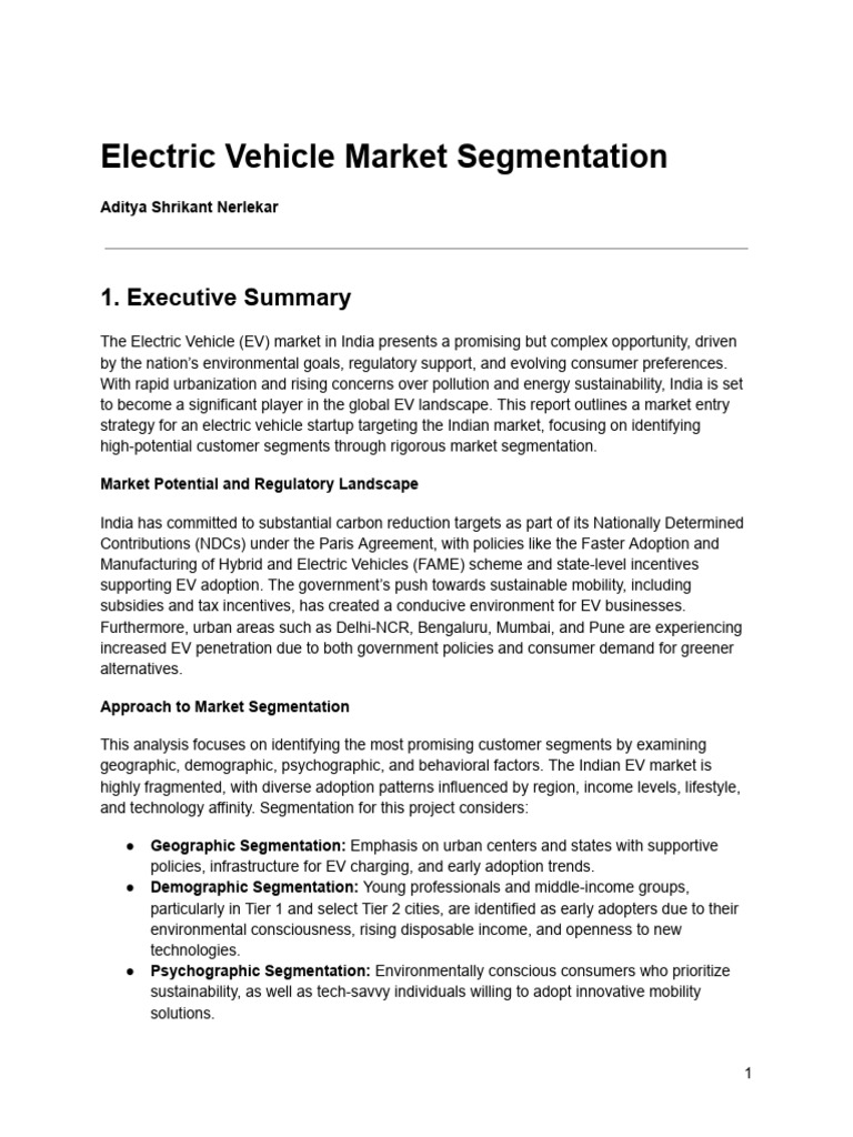 EV_Market_segmentation | PDF | Electric Vehicle | Principal Component ...