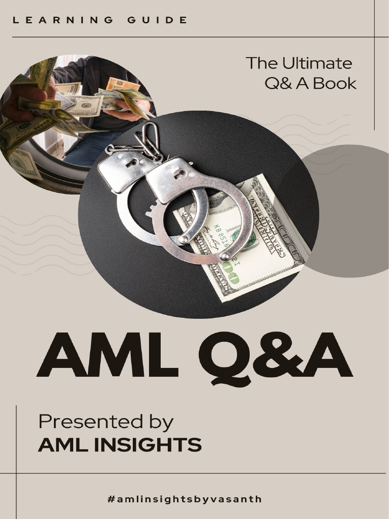#Amlinsightsbyvasanth | PDF | Regulatory Compliance | Money Laundering