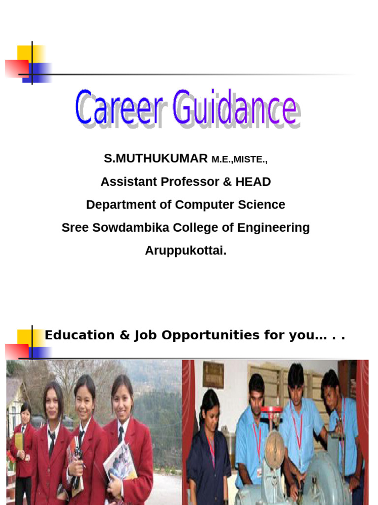 Career Guidance for Engineering Aspirants | PDF | Engineering | Tamil Nadu