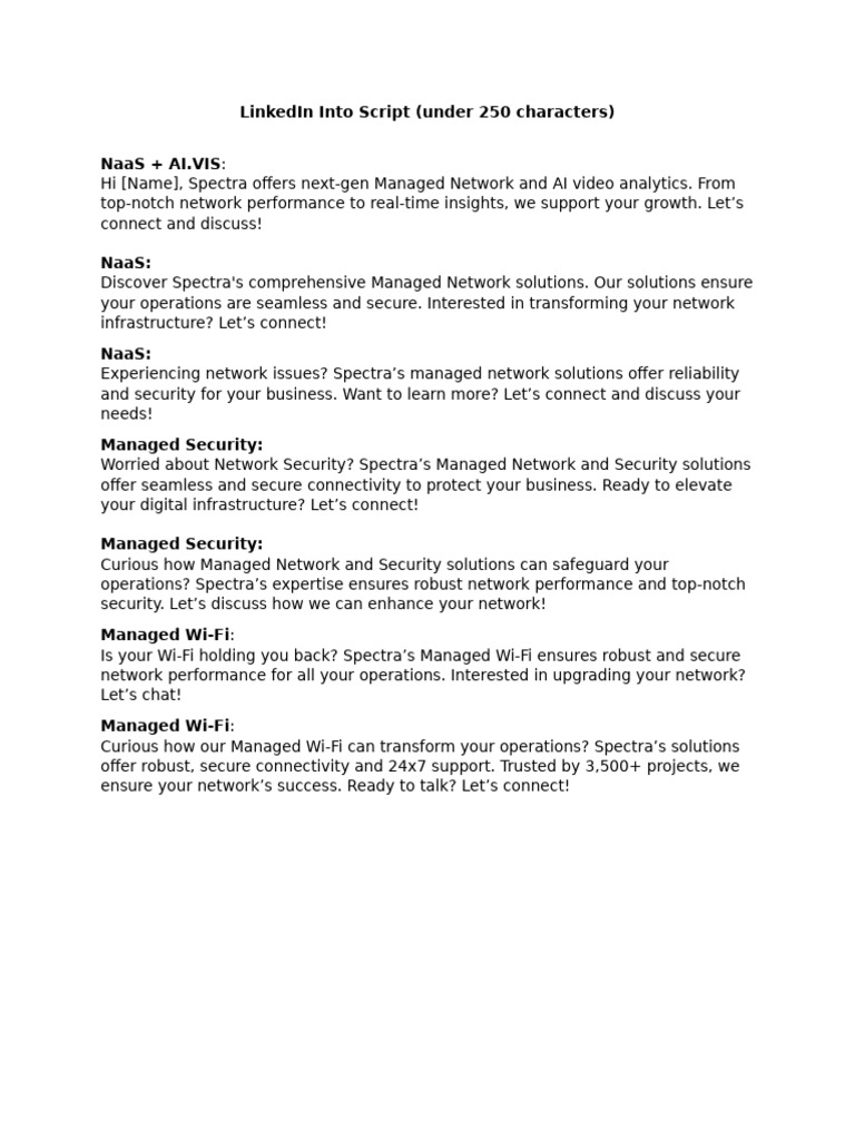 Linkedin Cold OB | PDF
