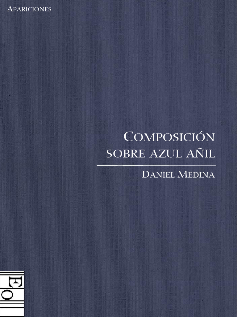 Composición Poética: Azul Añil | PDF