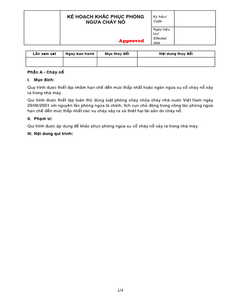 SHE PR 07 Fire | PDF