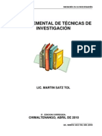 Guía Elemental Tecnicas de Investigación