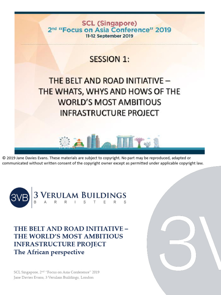 Speaker 1 - The Belt and Road Initiative - Ms. Jane Davies Evans | PDF ...