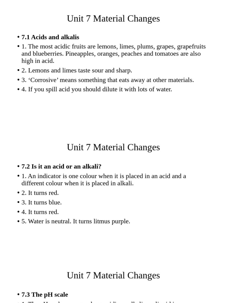 Year 7 - Cambridge Unit 7 Material Changes Coursebook Answer ...