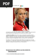 8 coisas sobre as quais as mulheres são inseguras