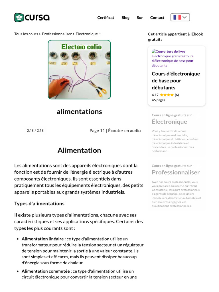 11 Alimentation | PDF