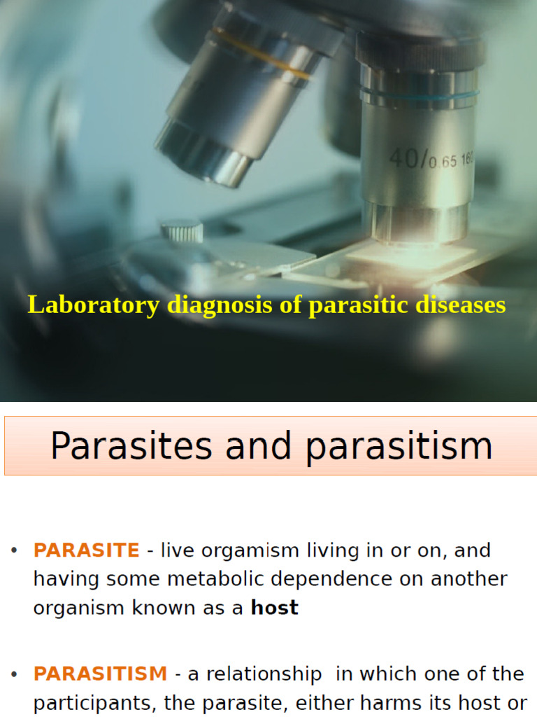 Lab Diagnosis of Parasitic Diseases | PDF | Polymerase Chain Reaction ...