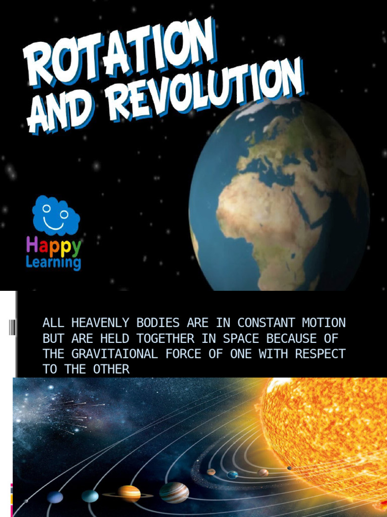 Earth's Motion: Rotation and Revolution Effects | PDF | Earth | Equator