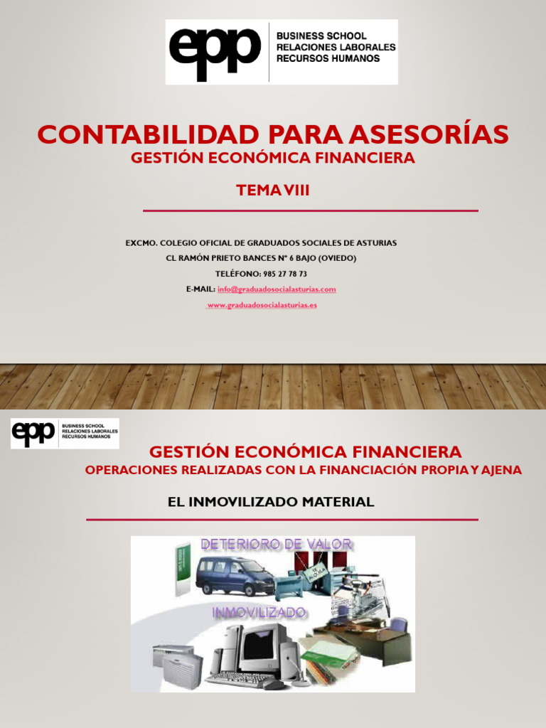 Inmovilizado Material y Gestión Financiera | PDF | Contabilidad | Business