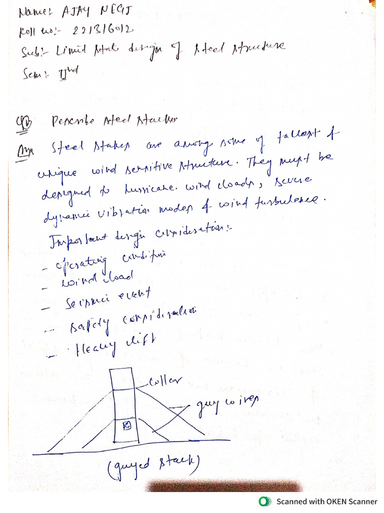 Limit State Design of Steel Structure | PDF
