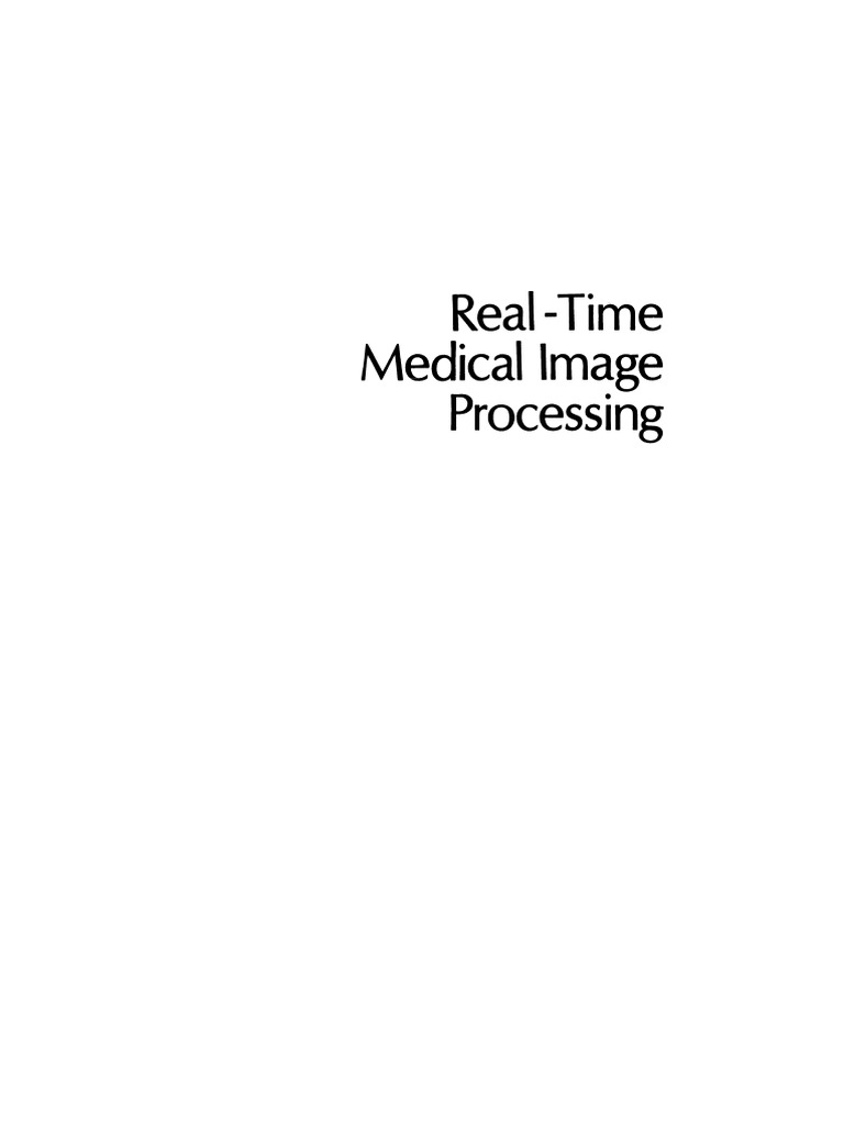 Real-Time Medical Image Processing Insights | PDF | Automata Theory ...
