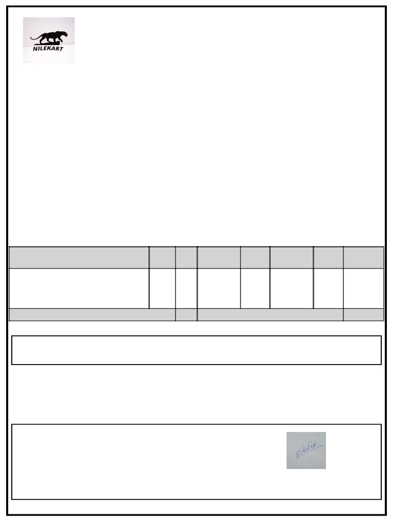 Tax Invoice: Description HSN Qty Unit Price Unit Disc. Taxable Value ...