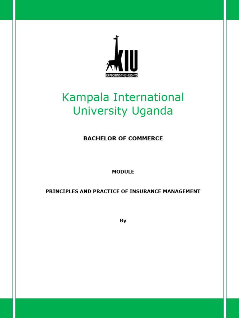 Insurance Module Iodl 2 | PDF | Insurance | Professional Liability ...