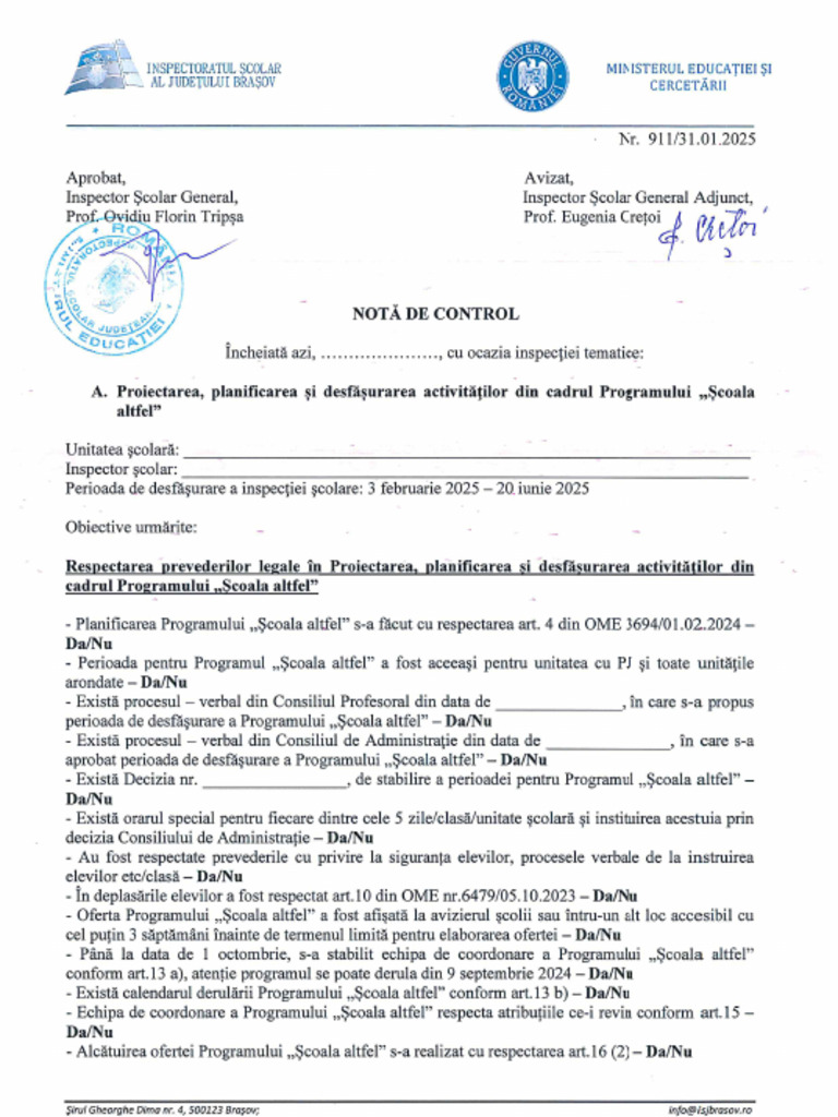 Nota de Control SA - SV - 2025 | PDF