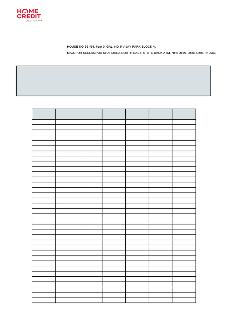 Amortization Schedule Pdf Financial Economics Money
