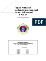 Download Tugas Testing Implementasi Makalah Telkom by Al Akraf Lageni SN82376094 doc pdf