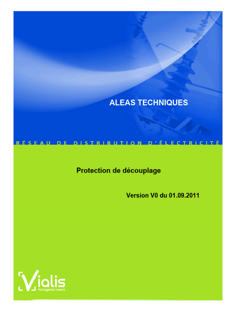 Protection de découplage des installations électriques PDF Réseau — free download