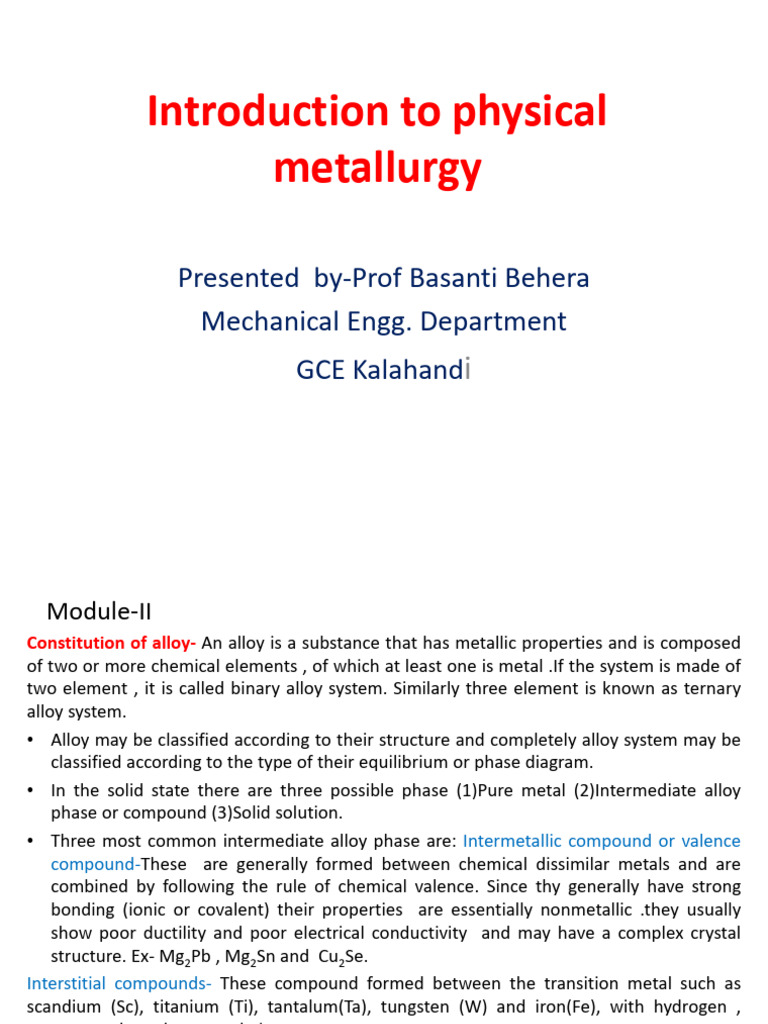 Introduction to Physical Metallurgy | PDF | Steel | Heat Treating