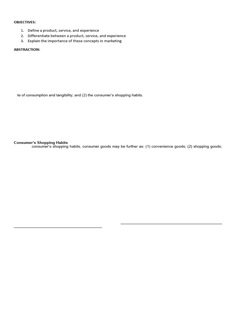 TOPIC Definition and Differences Among Products, Services, and ...