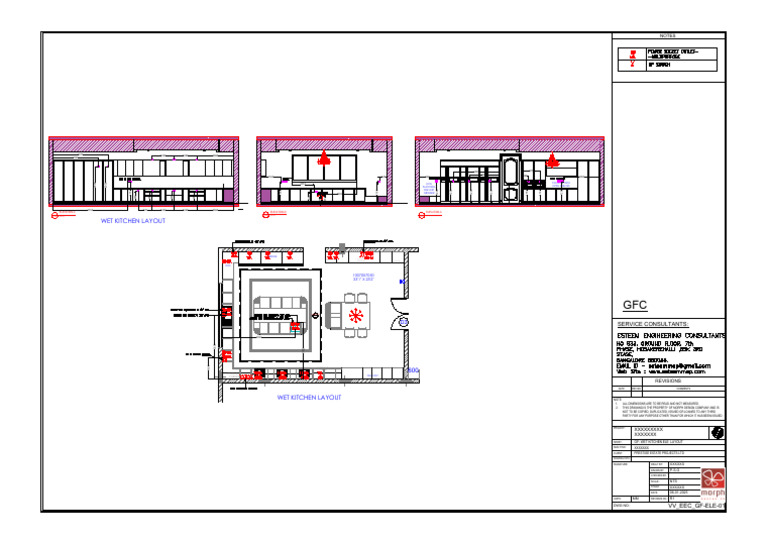 2025.01.17 GF Wet Kitchen Ele Gfc-Layout | PDF