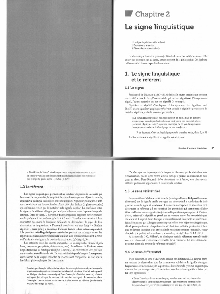 Biais linguistique et signe linguistique | PDF | Linguistique | Sémiotique