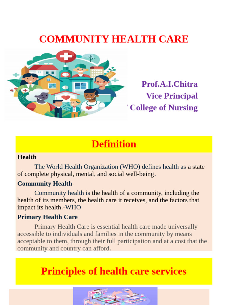 CH - Unit-2 Community Health Care | PDF | Preventive Healthcare ...