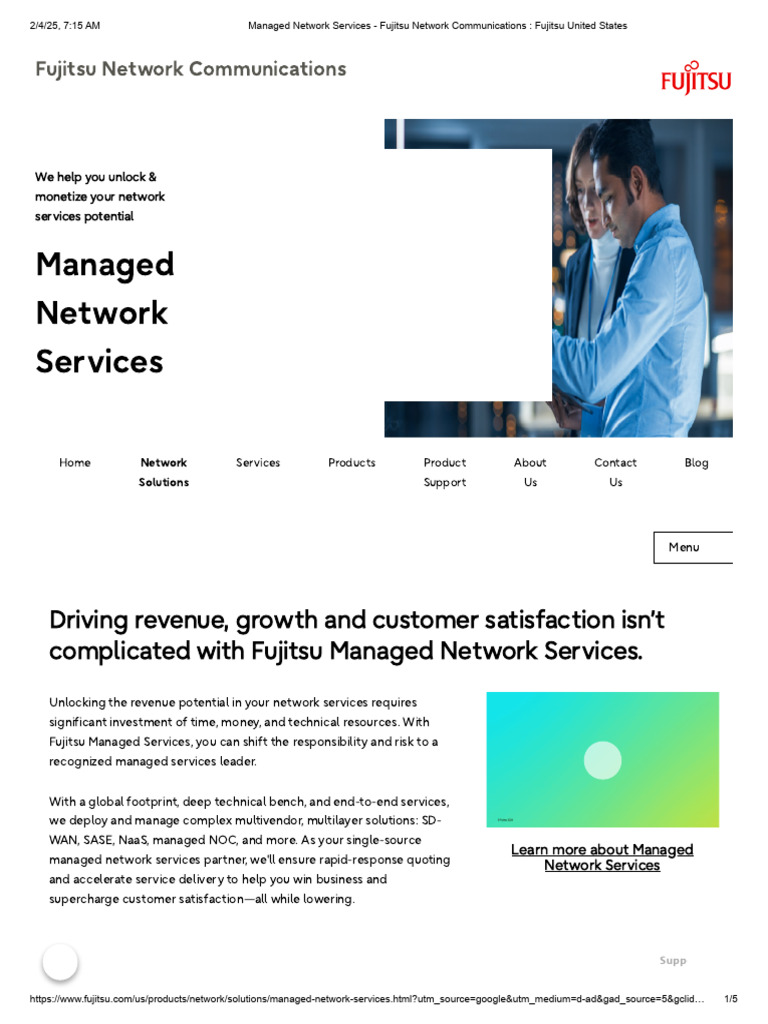 Managed Network Services - Fujitsu Network Communications - Fujitsu ...