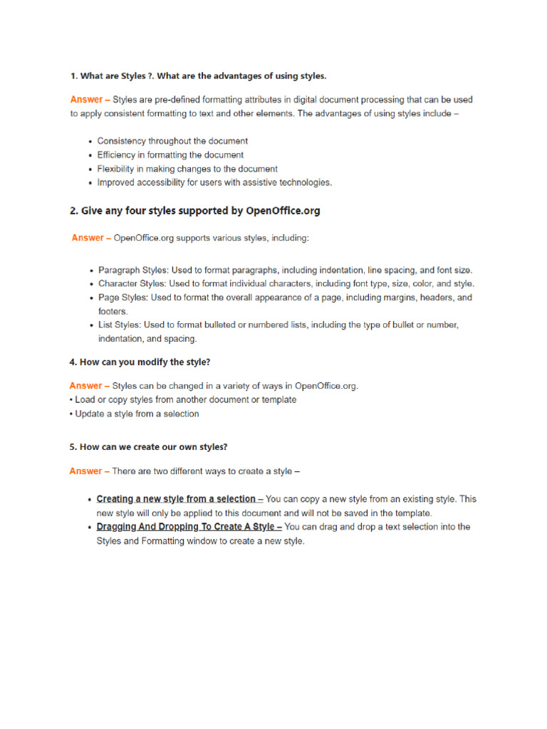 Digital Documentation Question Answers | PDF