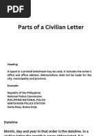 Standard Naval Letter Template USMC | PDF | Text | Writing