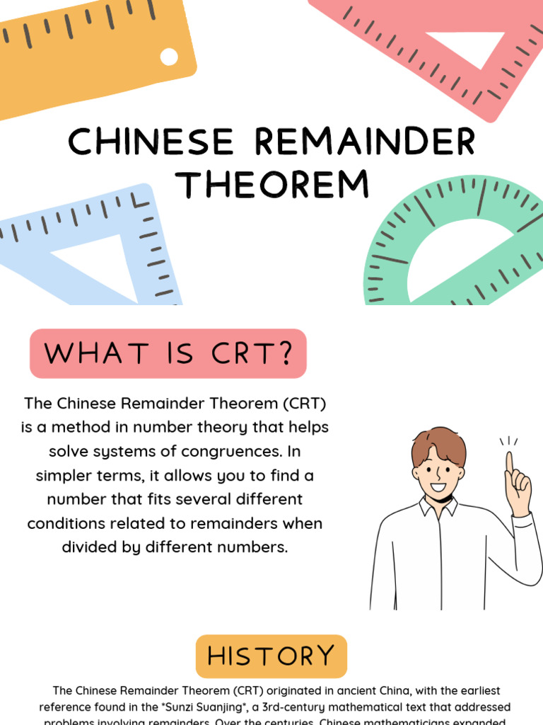 Understanding the Chinese Remainder Theorem | PDF | Algebra | Abstract ...