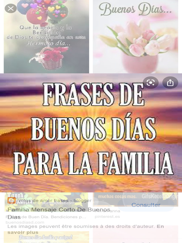 Familia Hermoso Buenos Dias Familia Bendiciones Recherche Google Pdf