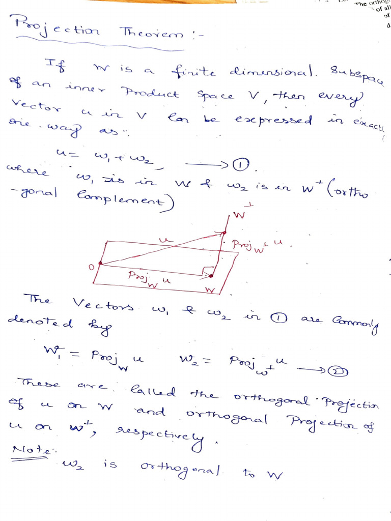 projection Concept | PDF | Abstract Algebra | Mathematics
