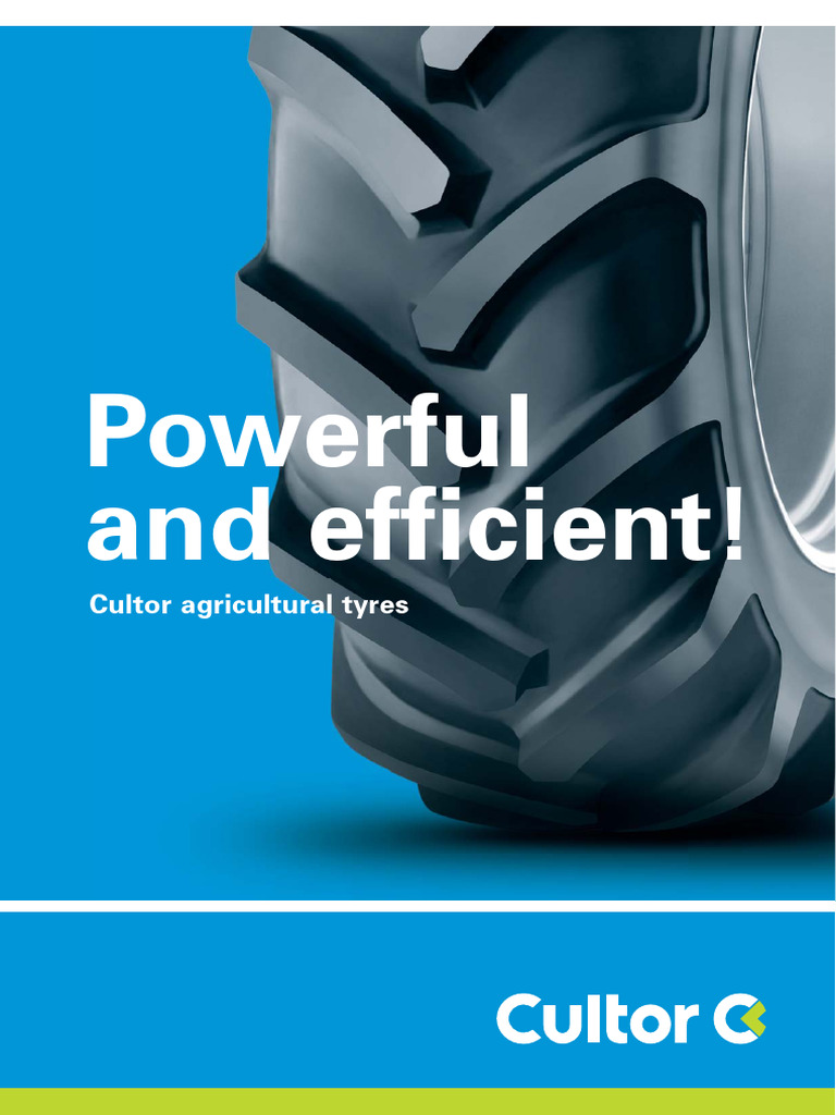 Cultor Agricultural Tyres Overview | PDF | Tire | Vehicles
