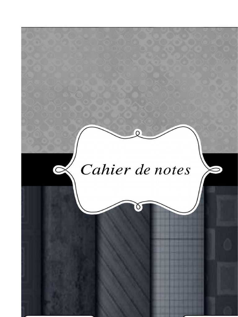 Cahier de Notes de College - 241013 - 162148 | PDF