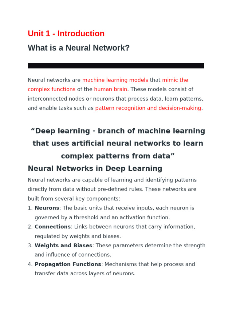 Understanding Neural Networks Basics | PDF | Deep Learning ...