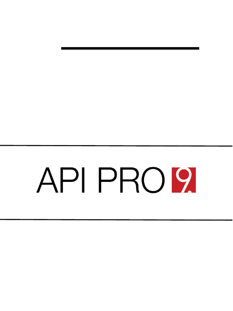 API PRO 9 Installation Guide | PDF | Microsoft Sql Server | Databases