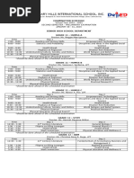 2024-2025 College Exam Schedule | PDF | Academic Term