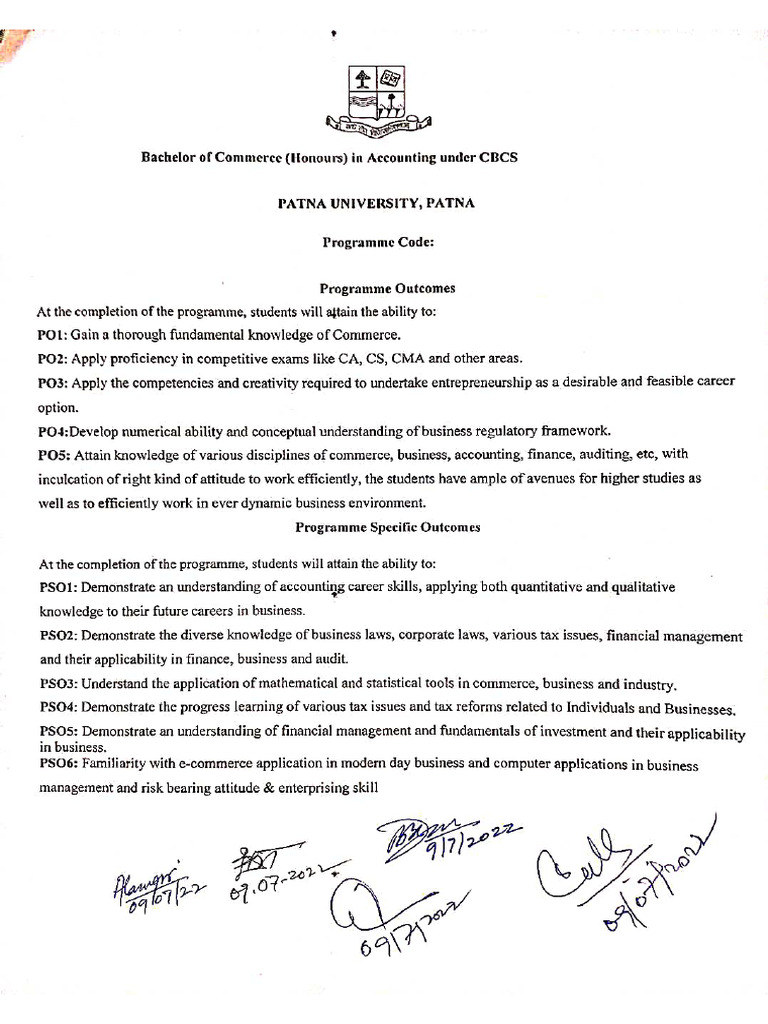Syllabus Under CBCS | PDF