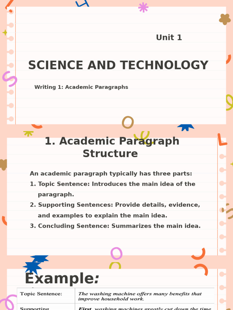Writing 1 - Academic Structure | PDF