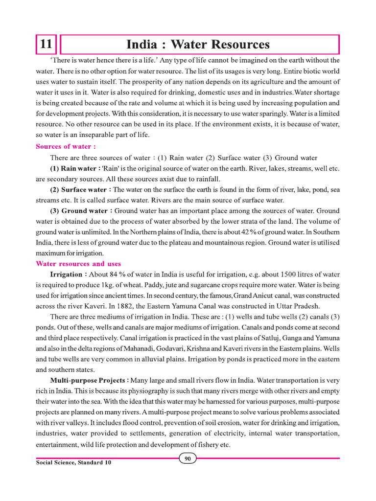 GSEB Board Class 10 Social Science Chapter 11 English | PDF