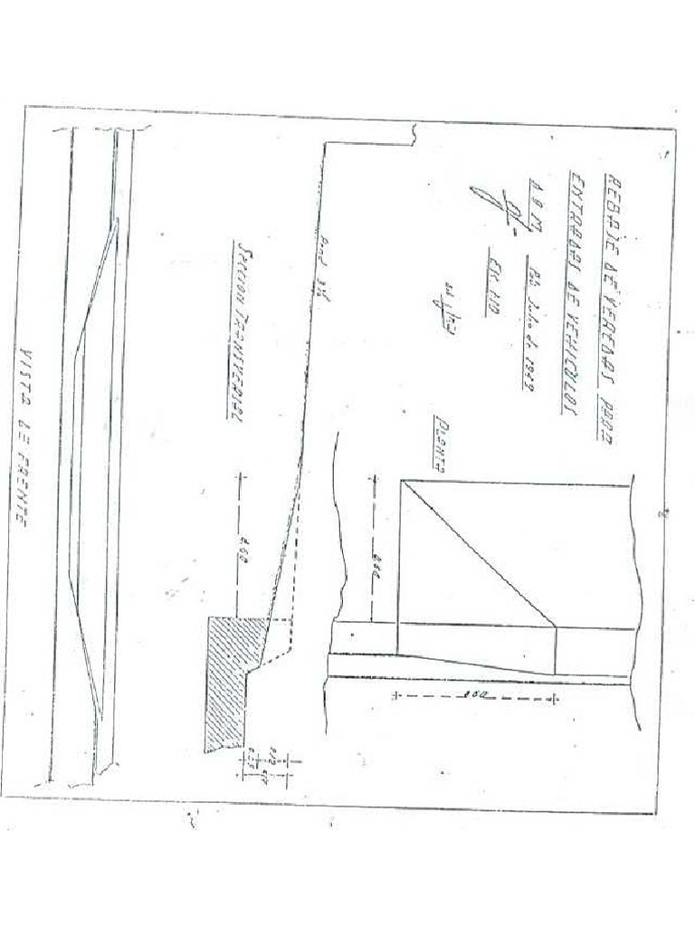 Croquis Rebaje de Cordón | PDF