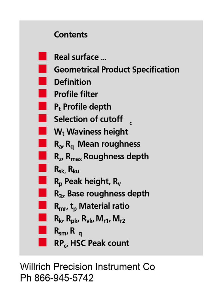Surface Roughness Parameters Overview | PDF | Surface Roughness