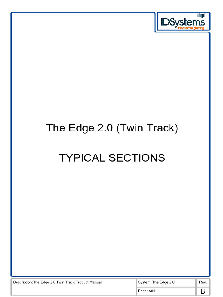 Edge 2.0 Twin Track Product Manual | PDF | Architectural Elements ...